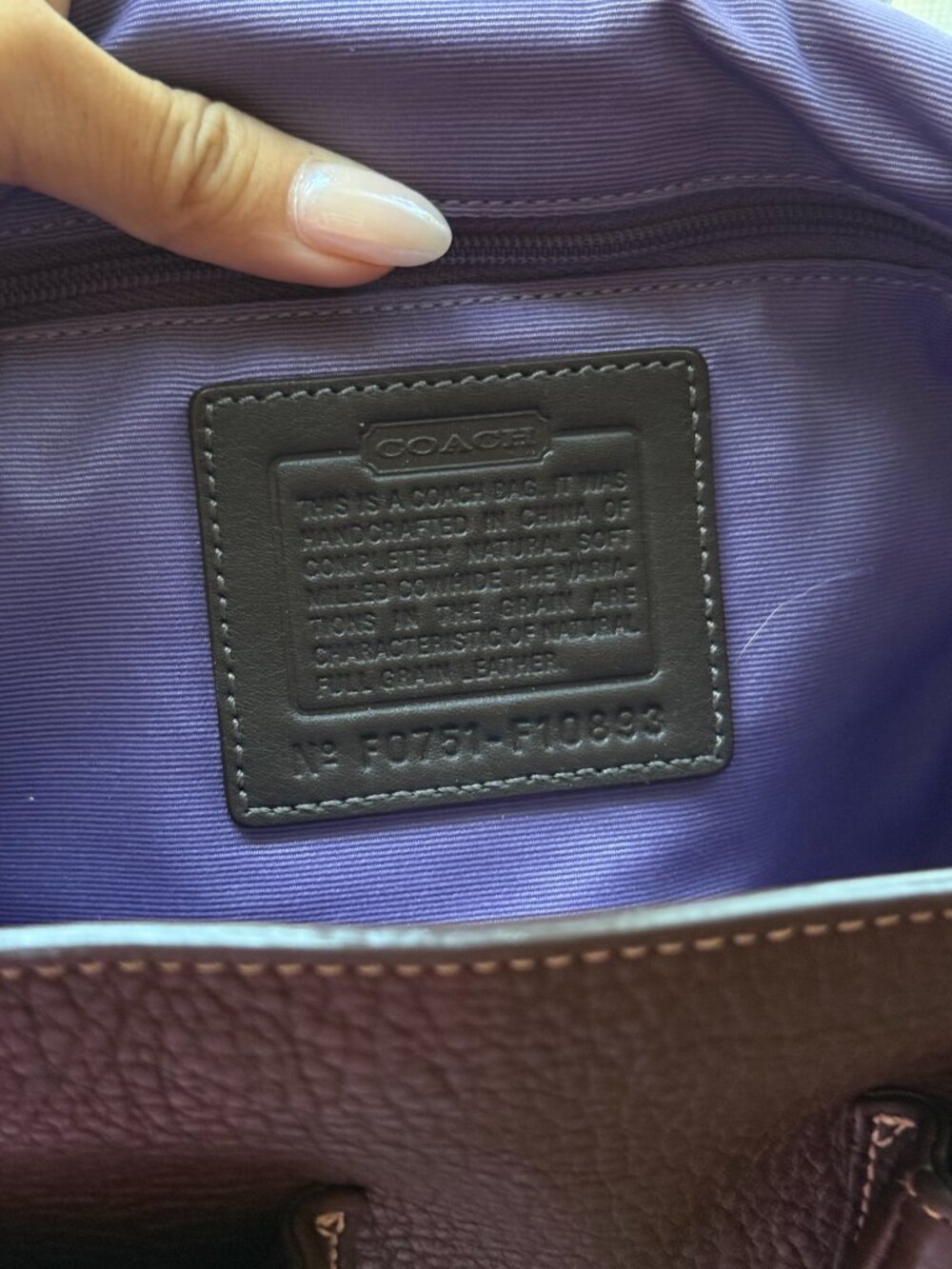 COACH Chelsea Pebble Leather Purse - Picture 3 of 7